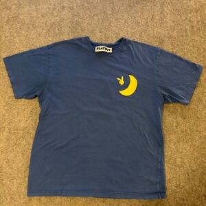 Playboy by PacSun Caviar Escape Graphic T-Shirt Blue Mens Lg Streetwear Outdoors